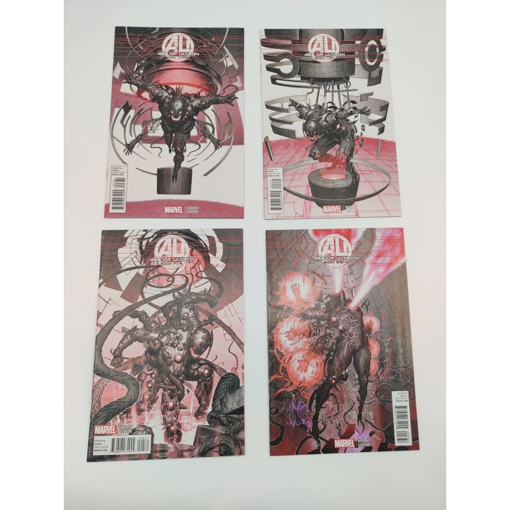 Age of Ultron #2 #3 #5 + #8 Rock-He Kim Variant‎ (2013) Marvel Comics Lot of 4
